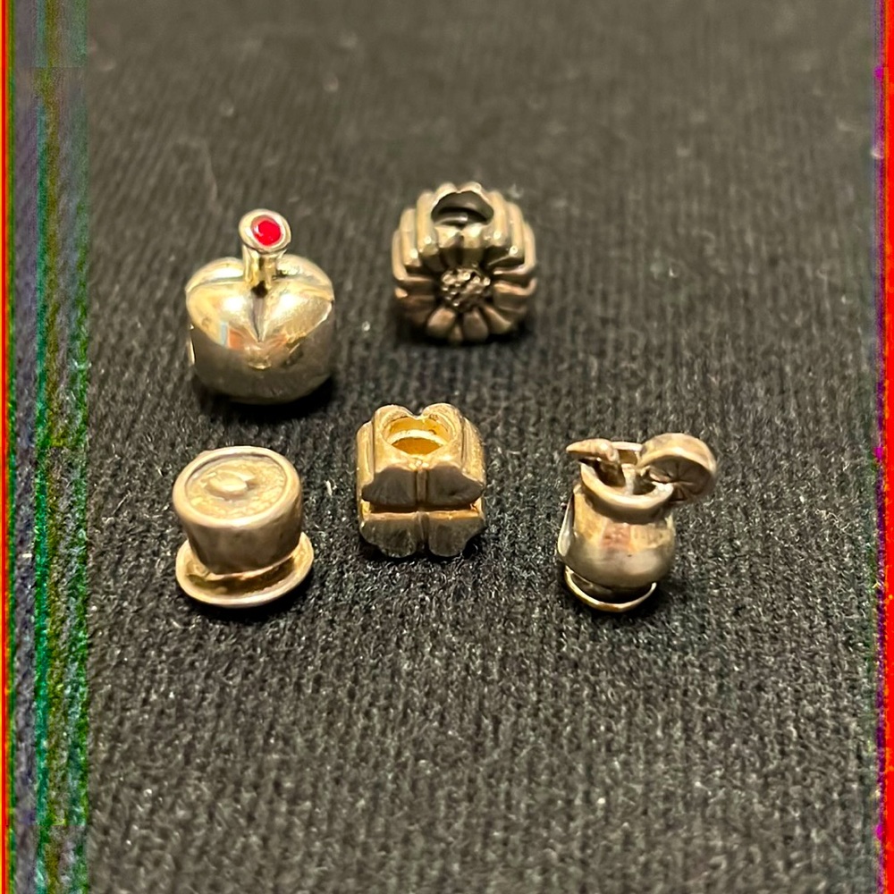 Lot of 5 Biagi charms